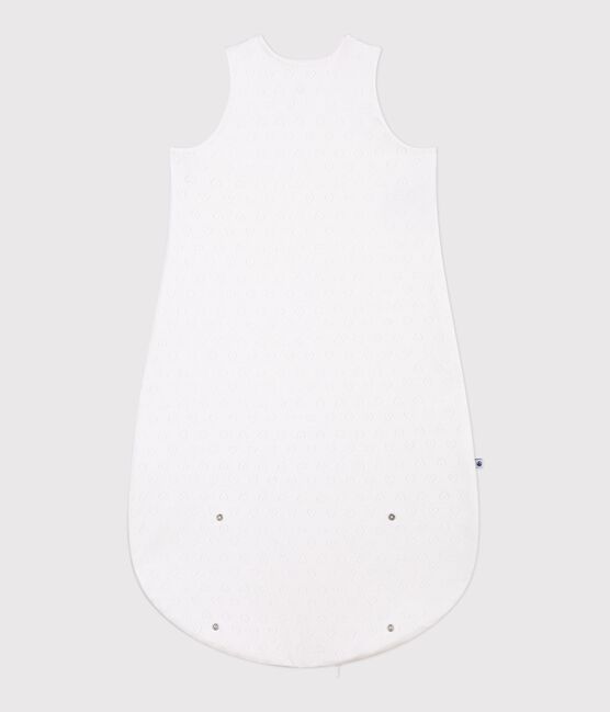 Gigoteuse bébé en coton ajouré cœur TOG 0,5 blanc MARSHMALLOW
