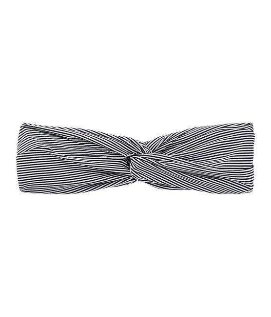 Bandeau femme bleu SMOKING/blanc MARSHMALLOW