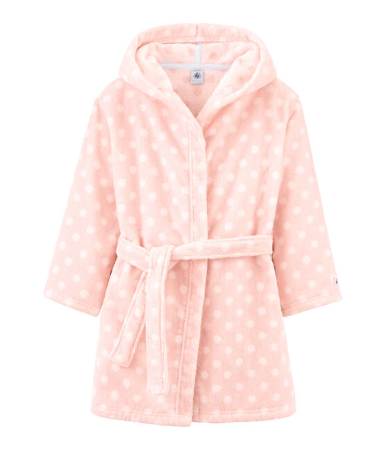 Peignoir Petite Fille En Eponge Minois Lait Petit Bateau