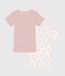 Lot de 2 tee-shirts à manches courtes fleur en coton enfant variante 1