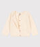 Cardigan en coton enfant fille écru AVALANCHE