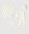 Coffret cadeau naissance fleurs bébé en coton biologique variante 1