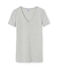 Tee shirt iconique femme gris chin&eacute; clair