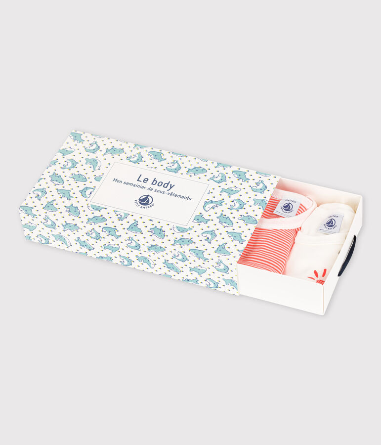 Lot de 5 bodies sans manches b&eacute;b&eacute; gar&ccedil;on multicouleur