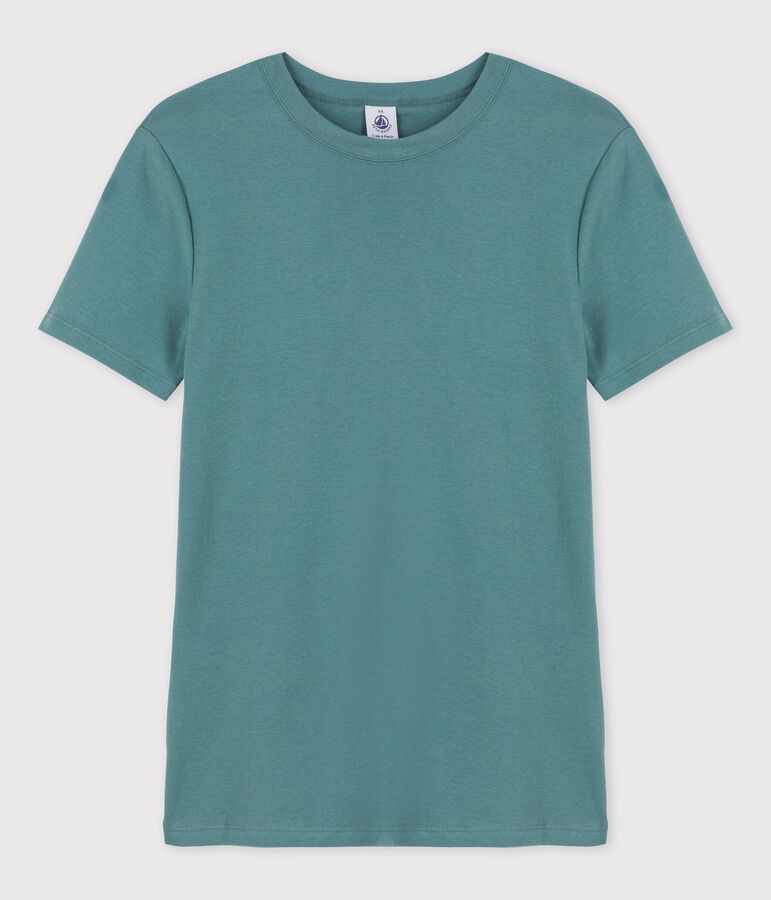 Tee-shirt L'ICONIQUE col rond en coton Femme vert