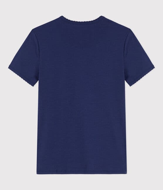 Tee-shirt L'ICONIQUE  cocotte en coton Femme bleu CHALOUPE