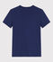 Tee-shirt L'ICONIQUE  cocotte en coton Femme bleu CHALOUPE