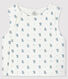 Gilet sans manches bébé en coton biologique ouatinée