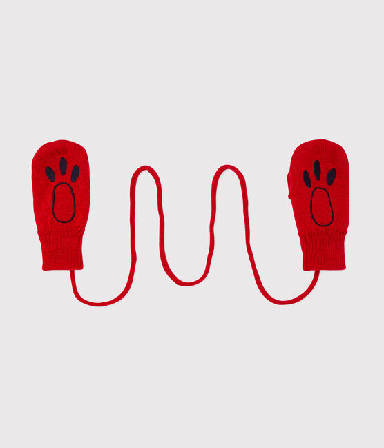 Moufles bébé mixte rouge FROUFROU