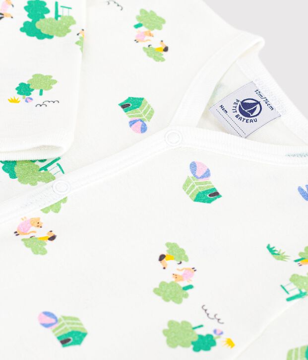 Dors bien en coton blanc/bleu/multicouleur