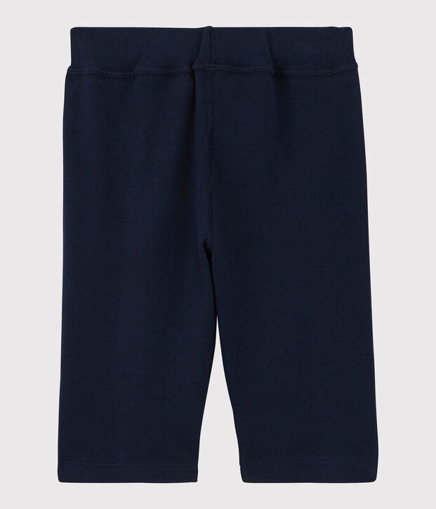 Bermuda en jersey moyen enfant gar&ccedil;on bleu marine