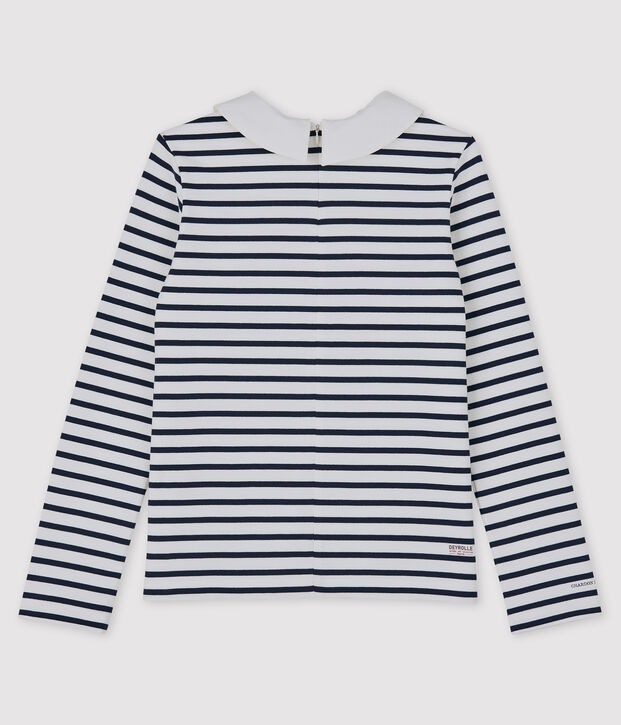 Marini&egrave;re Femme Petit Bateau x Deyrolle blanc/bleu