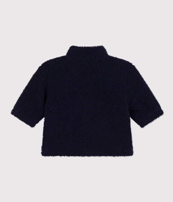 Veste en sherpa bébé bleu SMOKING