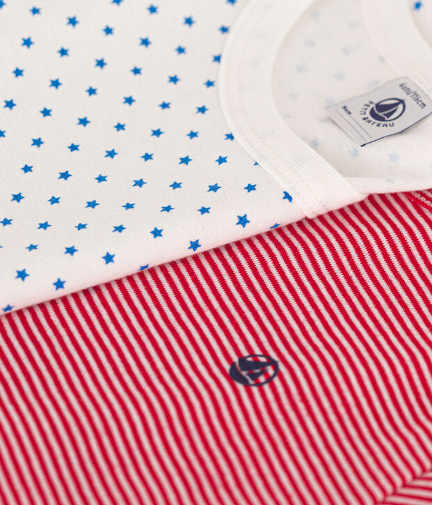 Lot de 2 pyjamas short en coton enfant multicouleur