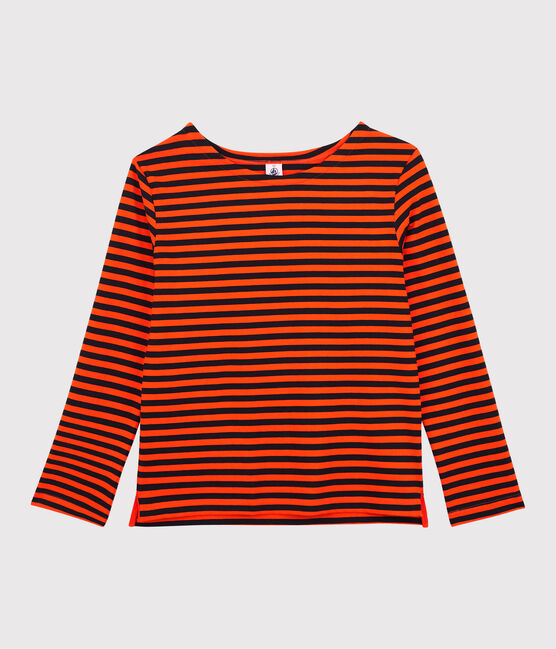 T-shirt marinière en coton Femme bleu SMOKING/ CAROTTE