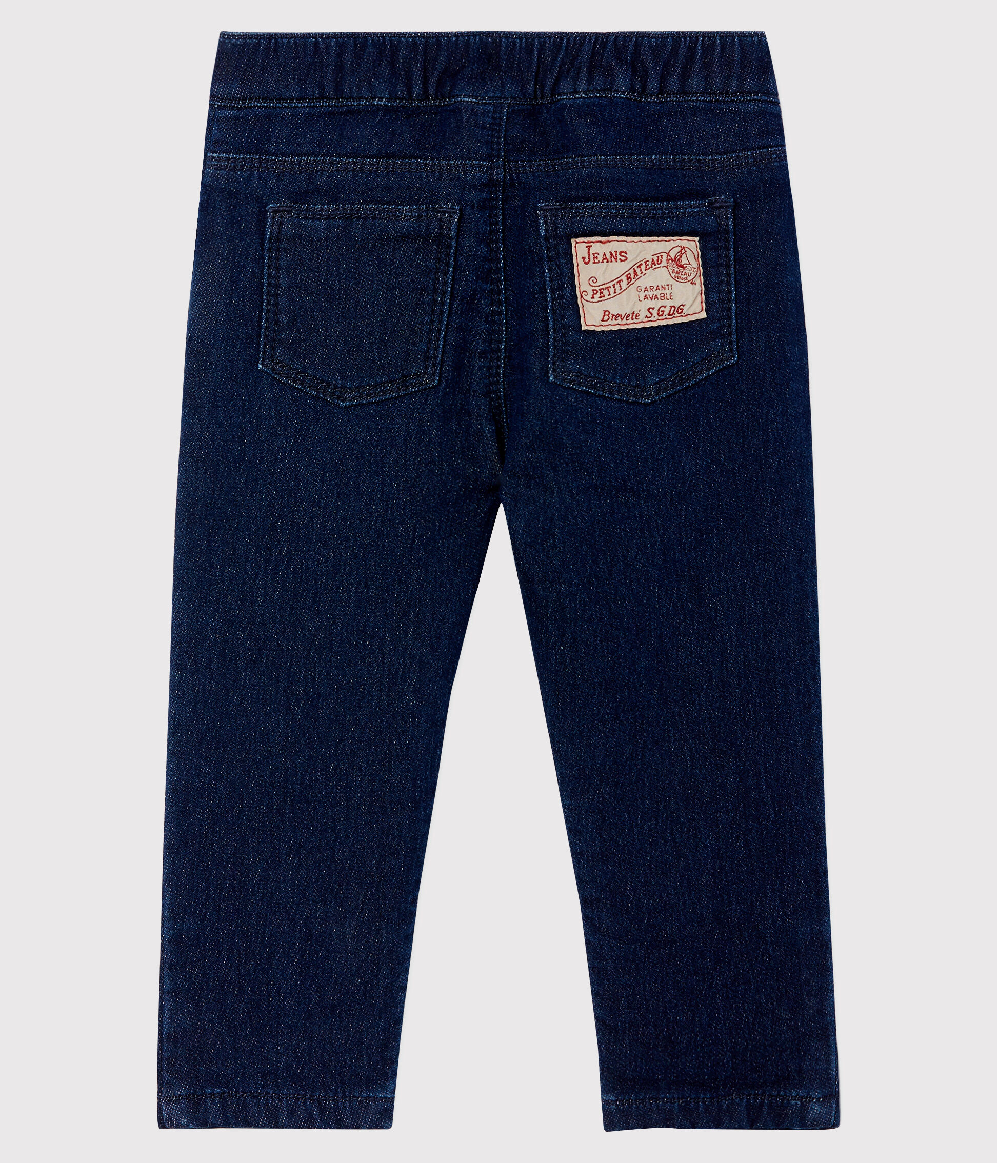 Pantalon Bébé Garçon Petit Bateau – Serge Douce, élastique à La Ceinture, Confortable Et Habillé - 7