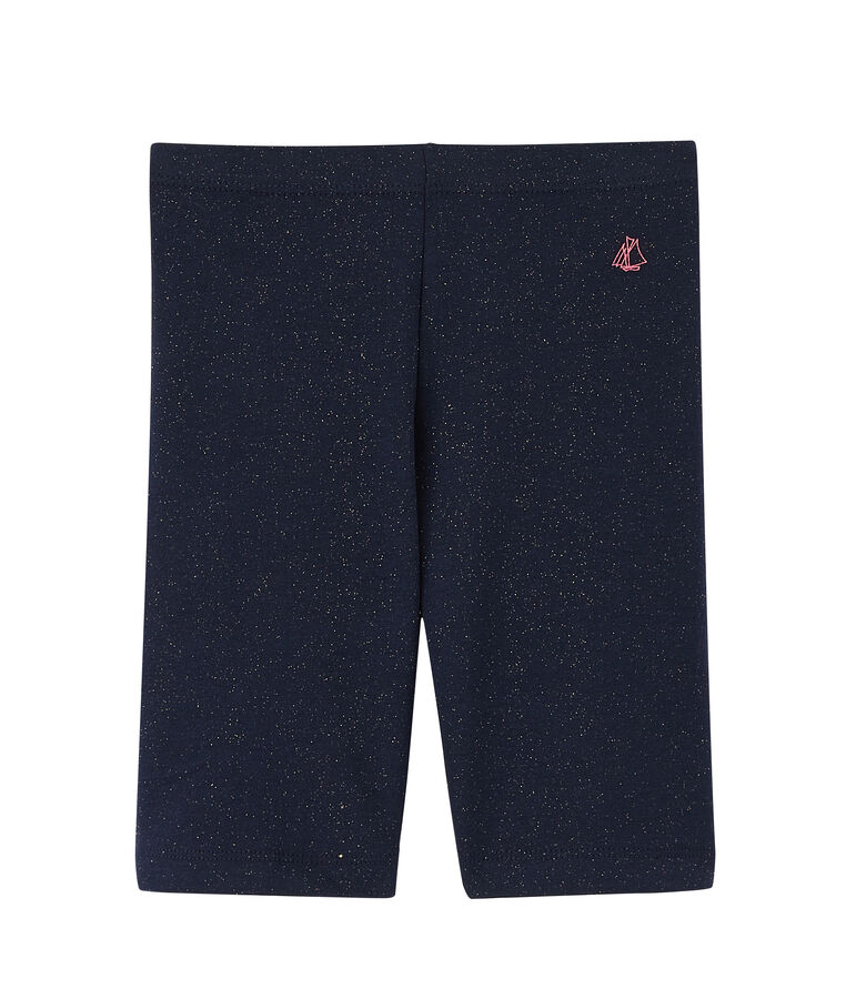 Cycliste enfant fille bleu/jaune