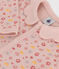 Pyjama imprimé fleurs en coton bébé rose SALINE/blanc MULTICO