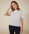 Tee-shirt le Boxy en tubique femme blanc AVALANCHE/ SKY CHINE