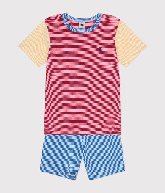 Pyjama short rayé en coton enfant CORRIDA/ MULTICO
