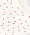 Bavoir unitaire en coton blanc MARSHMALLOW/blanc MULTICO