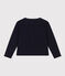 Cardigan en coton enfant fille/garçon bleu SMOKING