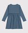Robe manches longues en tubique à rayures enfant fille SMOKING/ AZUL