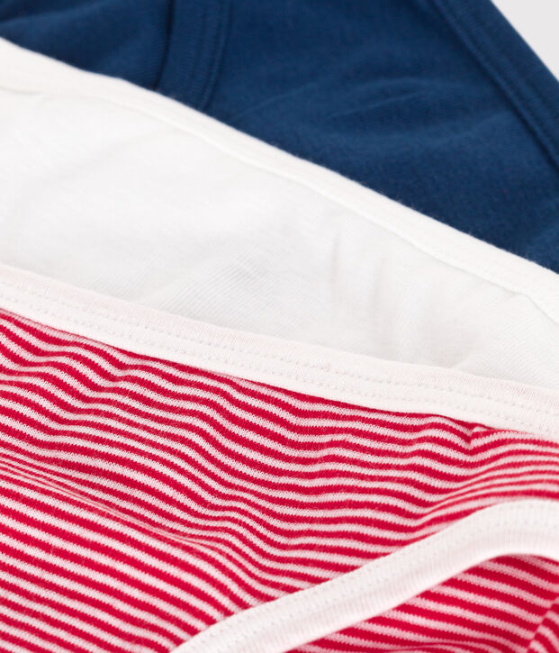 Lot de 3 culottes en coton enfant multicouleur