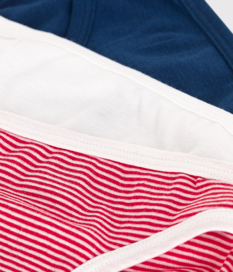 Lot de 3 culottes en coton enfant multicouleur