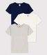 Lot de 3 tee-shirts manches courtes petit garçon en coton