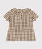 Blouse manches courtes en seersucker bébé MARECAGE/ SALINE