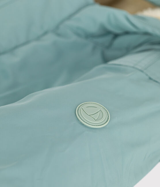 Parka en polyester bébé vert PAUL