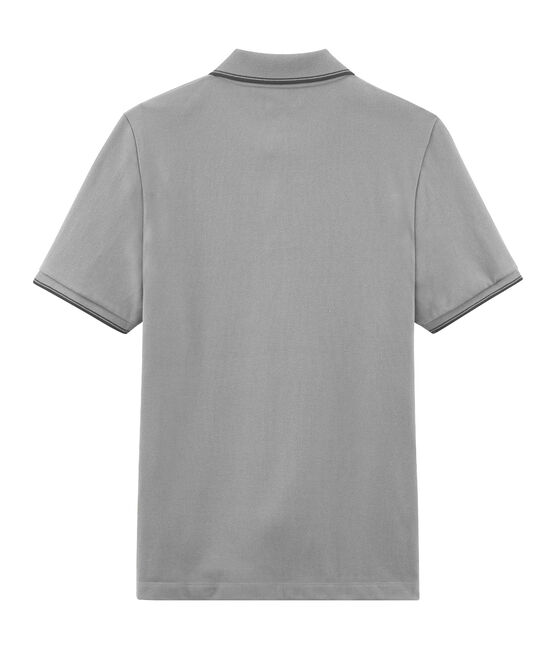 Polo manches courtes 100% coton jersey piqué. gris SUBWAY CHINE