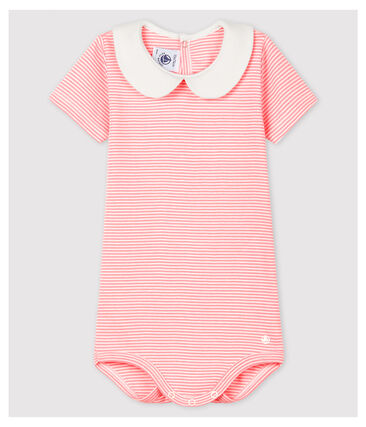 PETIT BATEAU - Body col claudine en coton bébé fille