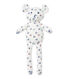Doudou ourson bébé garçon imprimé