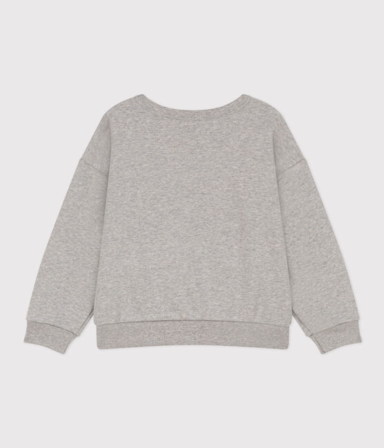 Sweatshirt en molleton enfant garçon gris CHATON CHINE