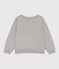 Sweatshirt en molleton enfant garçon gris CHATON CHINE