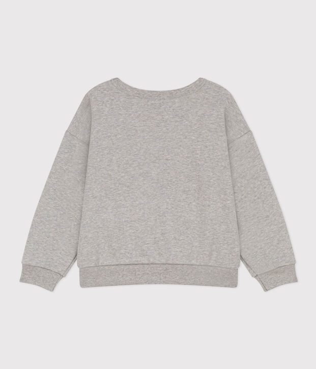 Sweatshirt en molleton enfant gar&ccedil;on gris