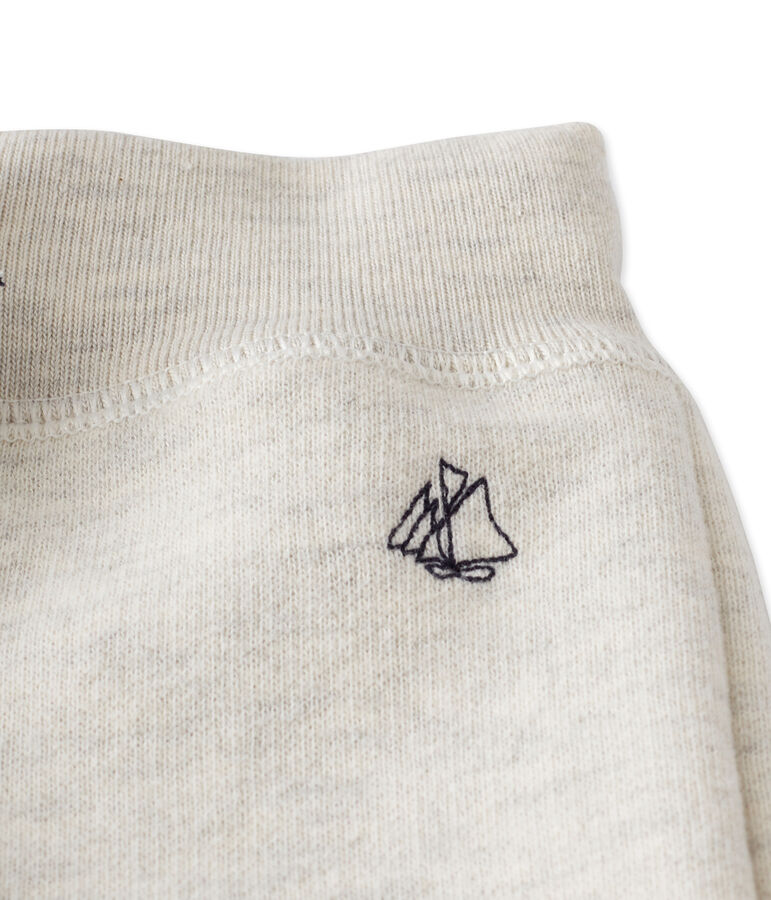 Pantalon de jogging b&eacute;b&eacute; gar&ccedil;on en molleton beige