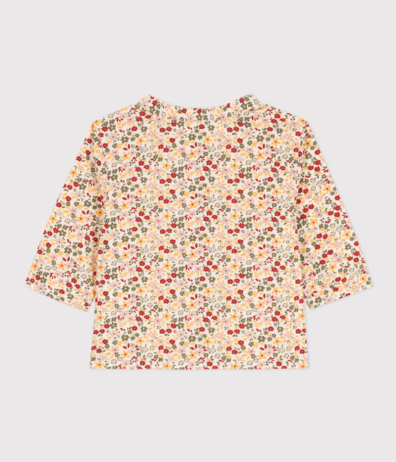 Chemise bébé imprimée en popeline blanc AVALANCHE/ MULTICO
