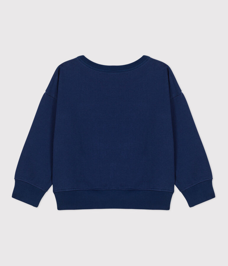 Sweatshirt en molleton enfant fille / gar&ccedil;on bleu MEDIEVAL