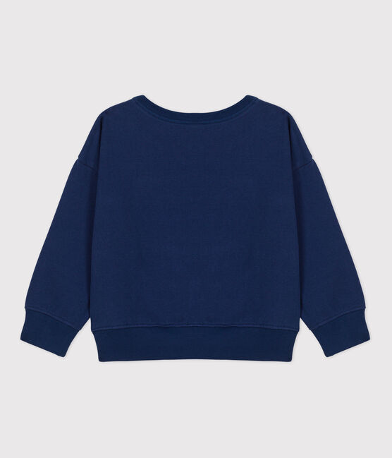 Sweatshirt en molleton enfant fille / garçon bleu MEDIEVAL