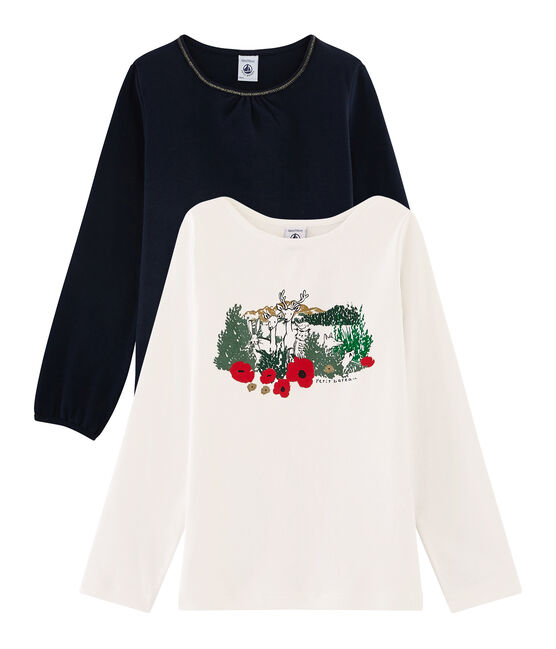 Lot de deux t-shirts enfant fille variante 2