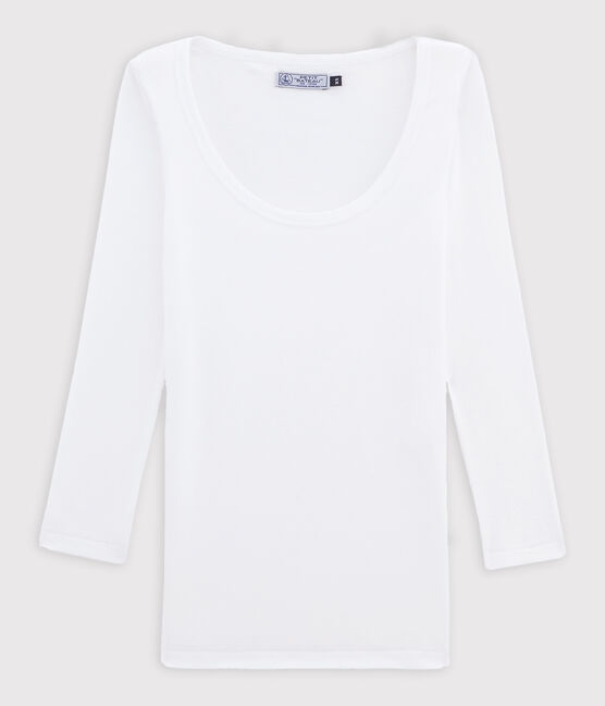 Tee shirt iconique femme blanc ECUME