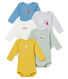 Lot de 5 bodies manches longues bébé garçon