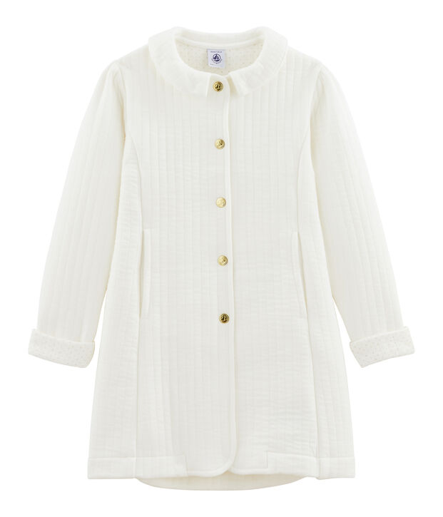 Manteau enfant fille blanc