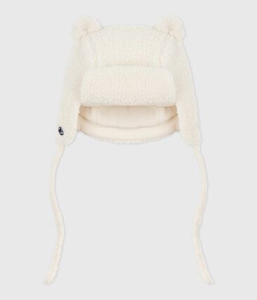 Chapka bébé en fausse fourrure doublée sherpa