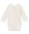 Body naissance manches longues bébé fille blanc MARSHMALLOW/blanc MULTICO