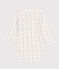 Body croisés manches longues en coton bébé blanc MARSHMALLOW/blanc MULTICO