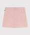Jupe en velours enfant fille rose SALINE